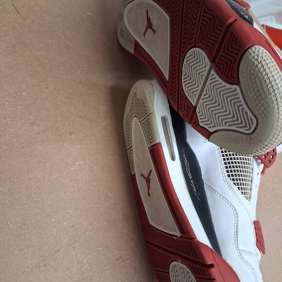 Air Jordan 4 Retro “Fire Red” (2012) White/Black-Red – Men’s Size 12.5 - Picture 3 of 6